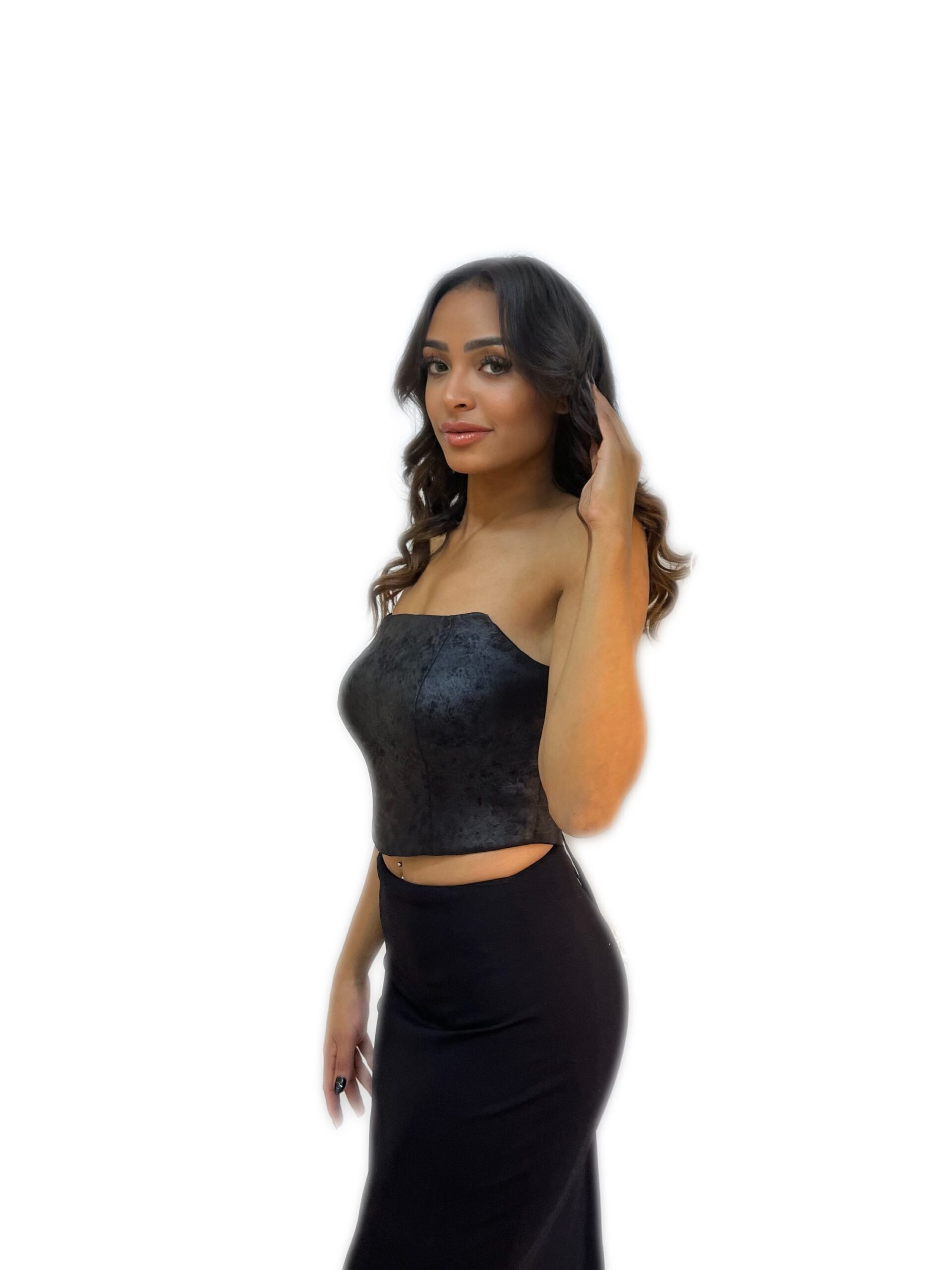 تم تحريره باستخدام PrettyUp leather corset for check event - الصورة 1